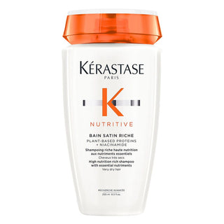 Nutritive Bain Satin Riche, 250ml - för mycket torrt hår
