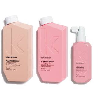 Plumping Shampoo + Rinse + Leave-in kur TRIO