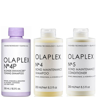 No 4P Blonde Shampoo + 4 Shampoo + 5 Conditioner TRIO