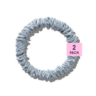 Scrunchie 100% Mulberry Silk Sky 2-pack