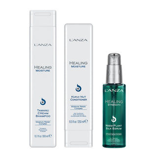Healing Schampo Balsam & Silk Serum Trio