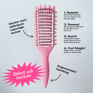 Curl Magic Brush Pink