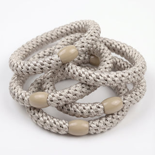Hårsnodd Soft Beige 5-pack
