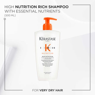 Nutritive Bain Satin Riche - för mycket torrt hår XL