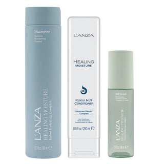 Lanza Healing Schampo Balsam & Silk Serum Trio