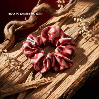 Scrunchie 100% Mulberry Silk Organic