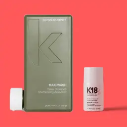 K18 Leave in Mask 15ml + Maxi Wash 250ml - Hairsale.se