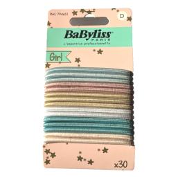 Babyliss snoddar, 30 st, 6 färger - Hairsale.se