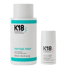 K18 Leave in Mask 15 ml + K18 Detox Shampoo 250ml DUO - Hairsale.se