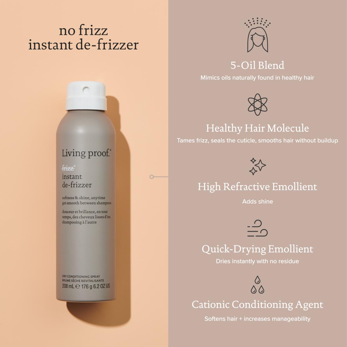 Living Proof Instant De-Frizzer 208 ml, Torrbalsam - Hairsale.se