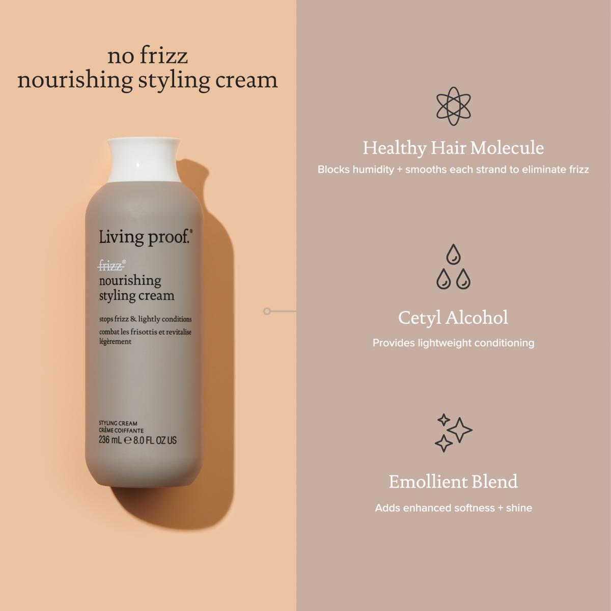 Living Proof No Frizz 236 ml Nourishing Styling Cream - Hairsale.se