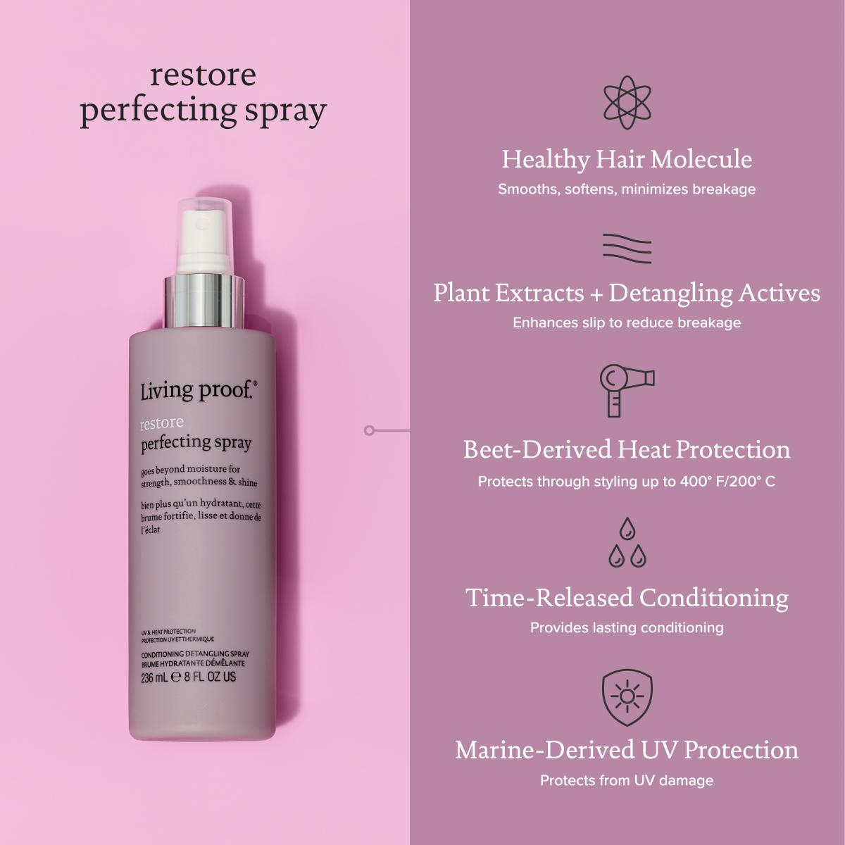 Living Proof Restore Perfecting Spray 236ml, Spraybalsam - Hairsale.se