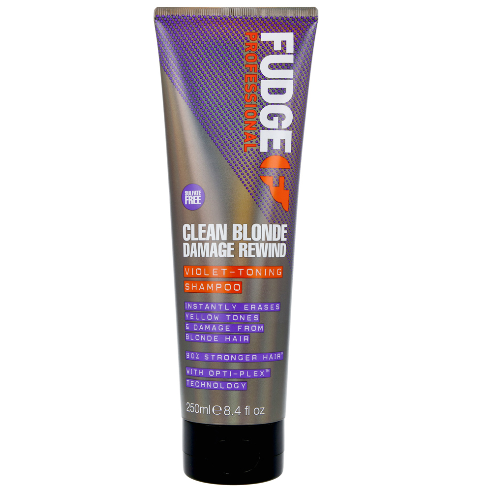 Fudge Clean Blonde Damage Rewind Violet Shampoo 250 ml - Hairsale.se