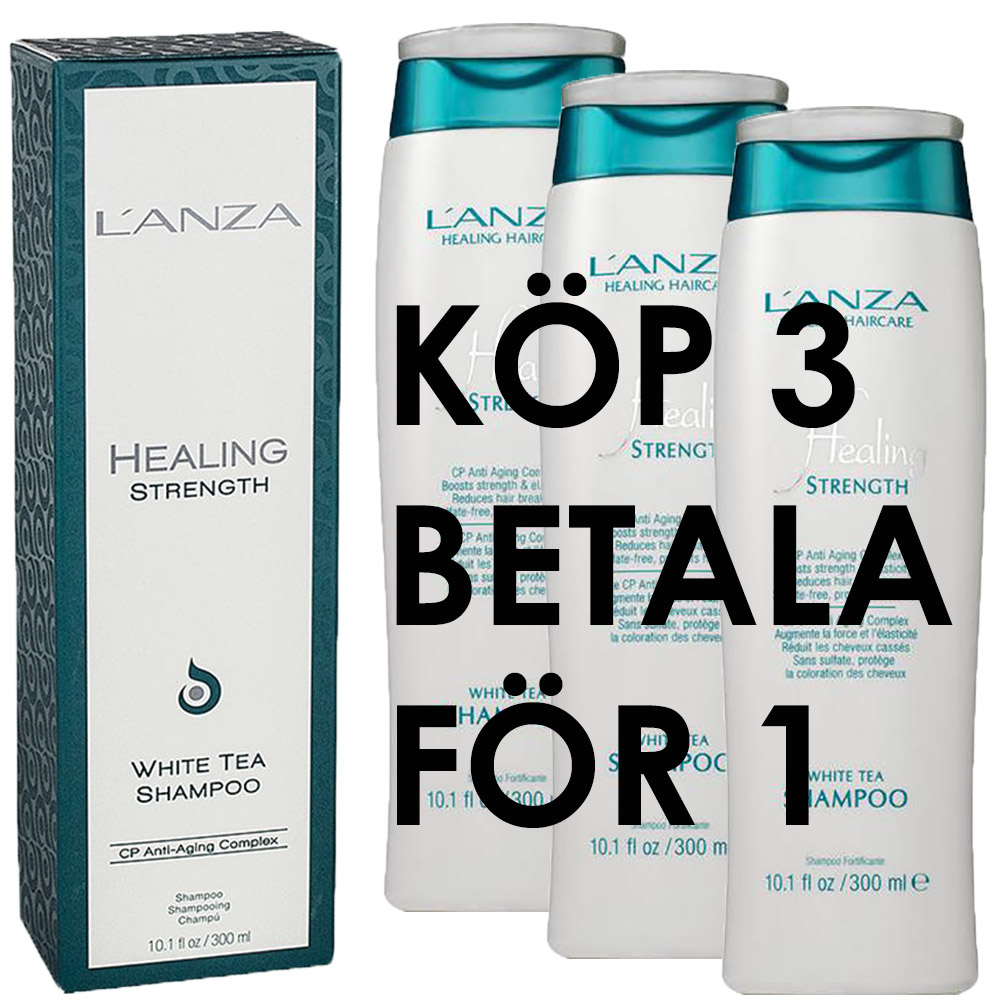 Lanza 3-PACK White Tea Shampoo 300ml - Hairsale.se