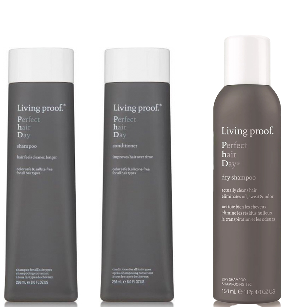 Living Proof PHD Schampo & Balsam + Dry Shampoo på köpet - Hairsale.se