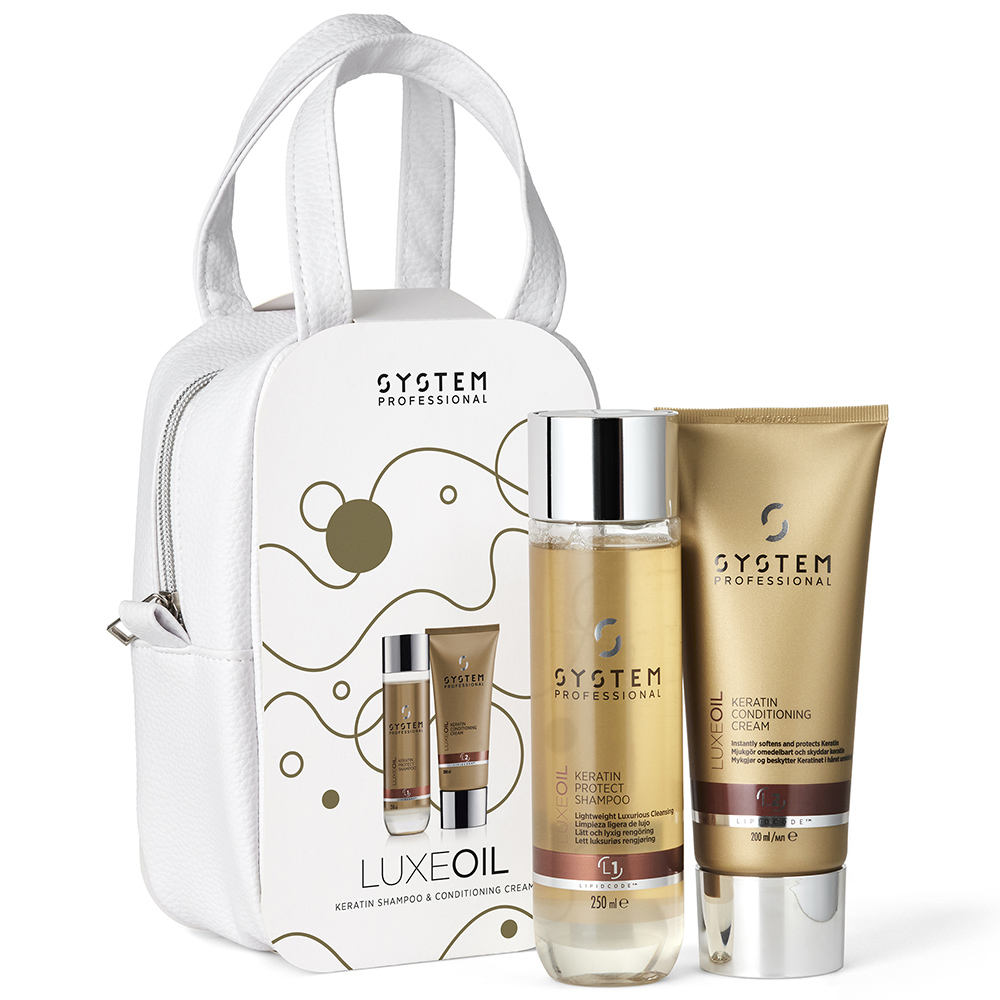 SYSTEM Luxeoil Keratin Shampoo + Conditioner GIFTSET - Hairsale.se