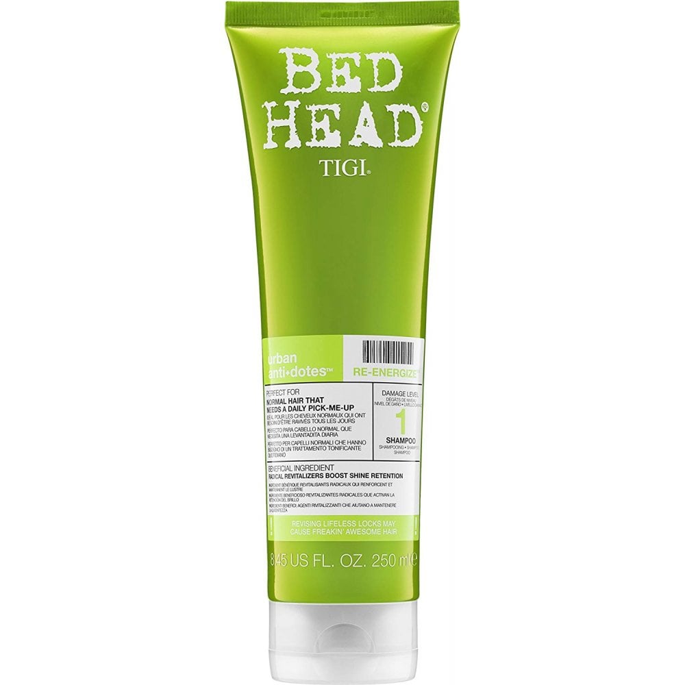 Tigi Bed Head Re Energize Shampoo Ml Tigi Bed Head Urban Re Ene